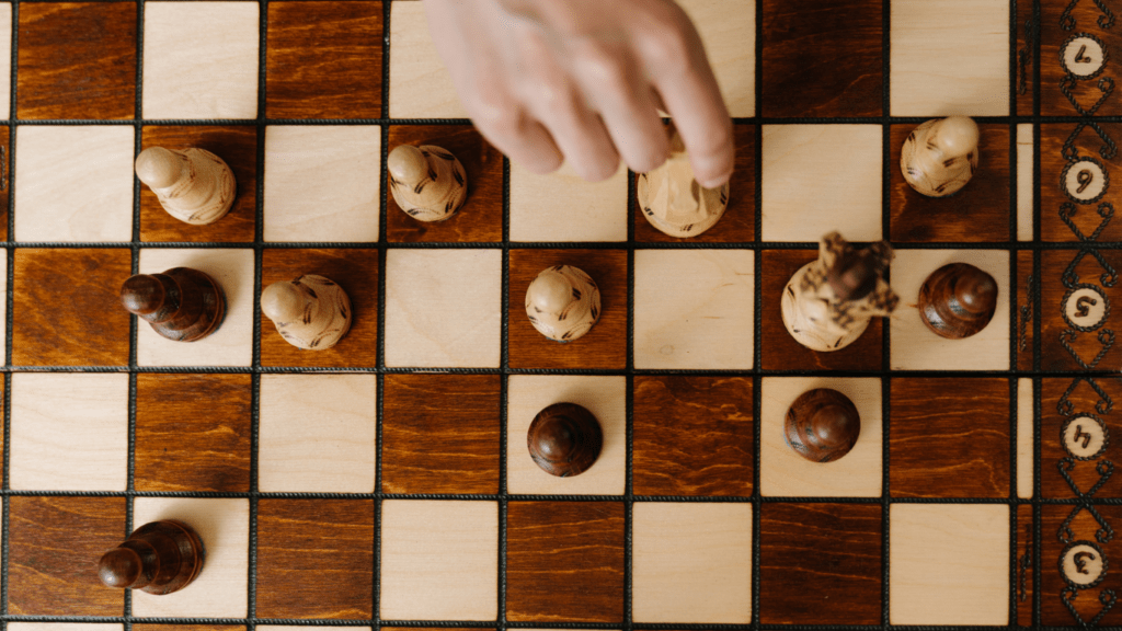 a chess game that uses strategy