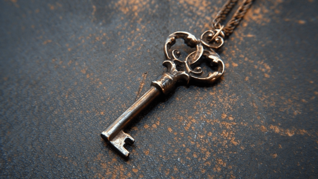 an illustration of a key