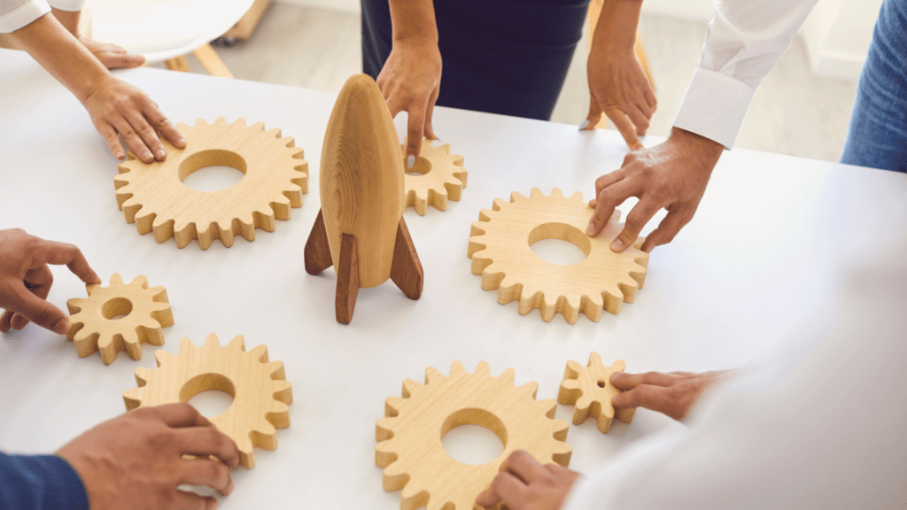 group of people formulating a strategy