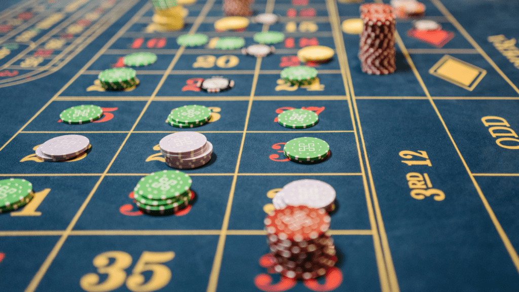 a table in casino games