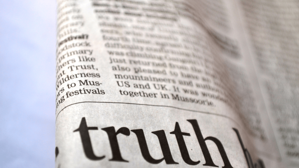 an image of the word "truth"